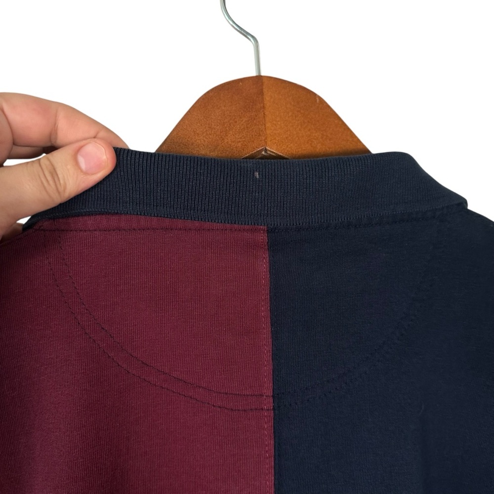 Vintage Givenchy Activewear Men Large Rugby Polo Shirt 80s 90s Color Block Prep - Picture 4 of 13